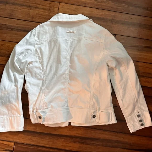 Chico’s Platinum Women’s White Jacket Size 0 - Picture 3 of 4